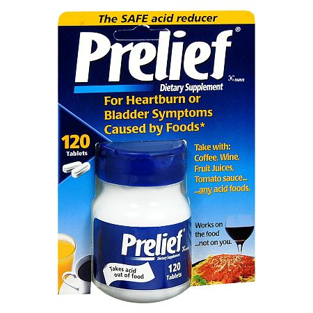 Prelief Acid Reducer Dietary Supplement Tablets Walgreens