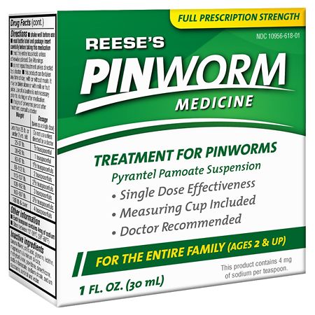 Reese Pinworm Dosage Chart