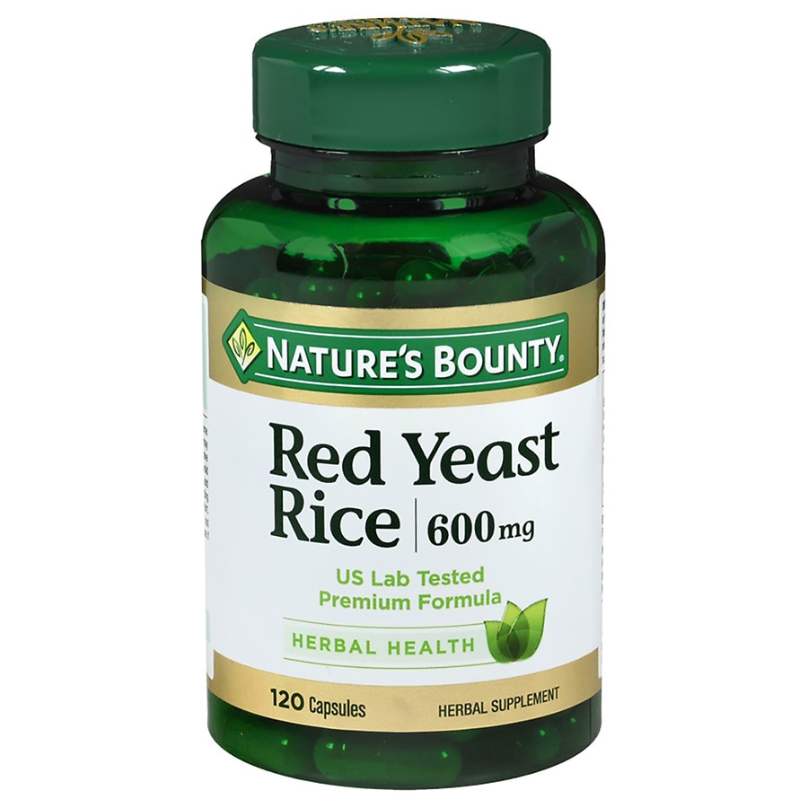 Nature S Bounty Red Yeast Rice 600 Mg Capsules Walgreens