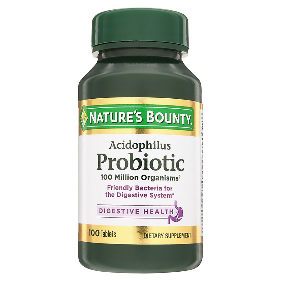 Nature's Acidophilus Dietary Supplement Tablets | Walgreens