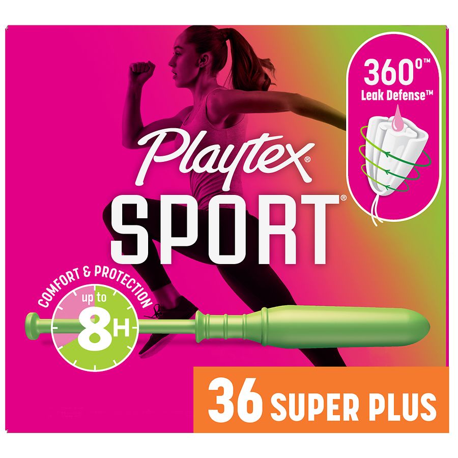 Playtex Sport Super Plus Tampons Unscented Super Plus Walgreens