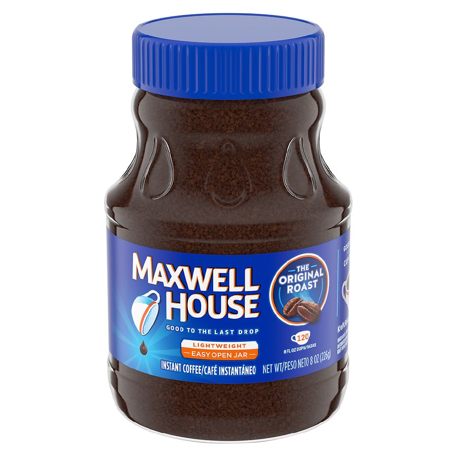 Maxwell House Original Roast Ground Instant Coffee, Caffeinated Regular