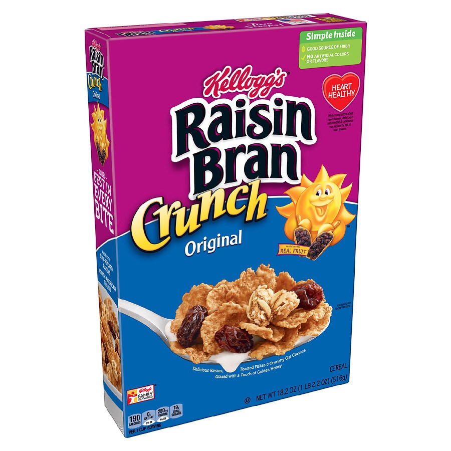 raisin bran crunch carbs