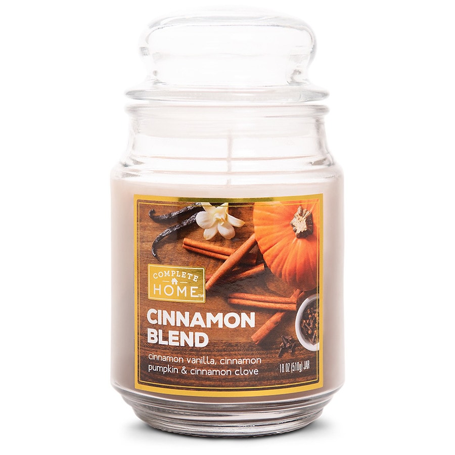  Complete Home Jar Candle Cinnamon Blends 