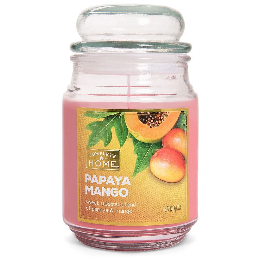 Complete Home Jar Candle Papaya Mango