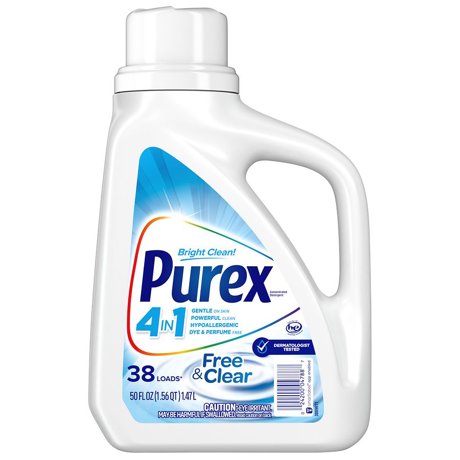 Purex Liquid Laundry Detergent Free Clear Walgreens