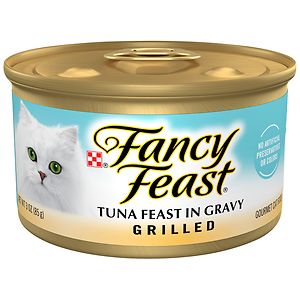 Fancy Feast Grilled Gourmet Cat Food Tuna Feast in Gravy