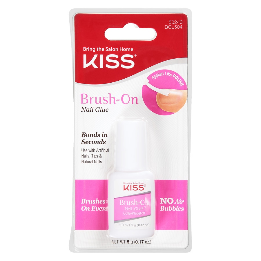 Kiss Brush-On Nail Glue | Walgreens