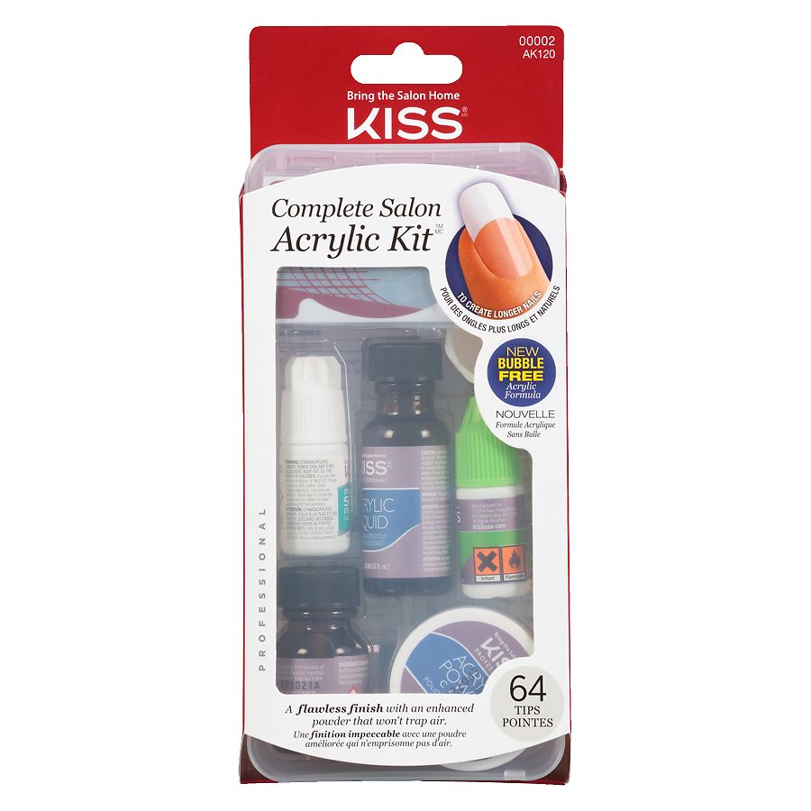 Kiss Complete Salon Acrylic Nail Kit Walgreens