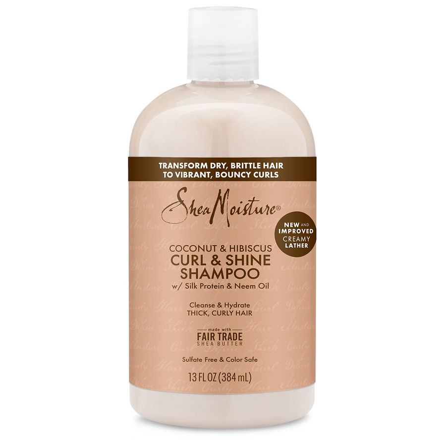 Sheamoisture Coconut And Hibiscus Curl And Shine Shampoo Walgreens