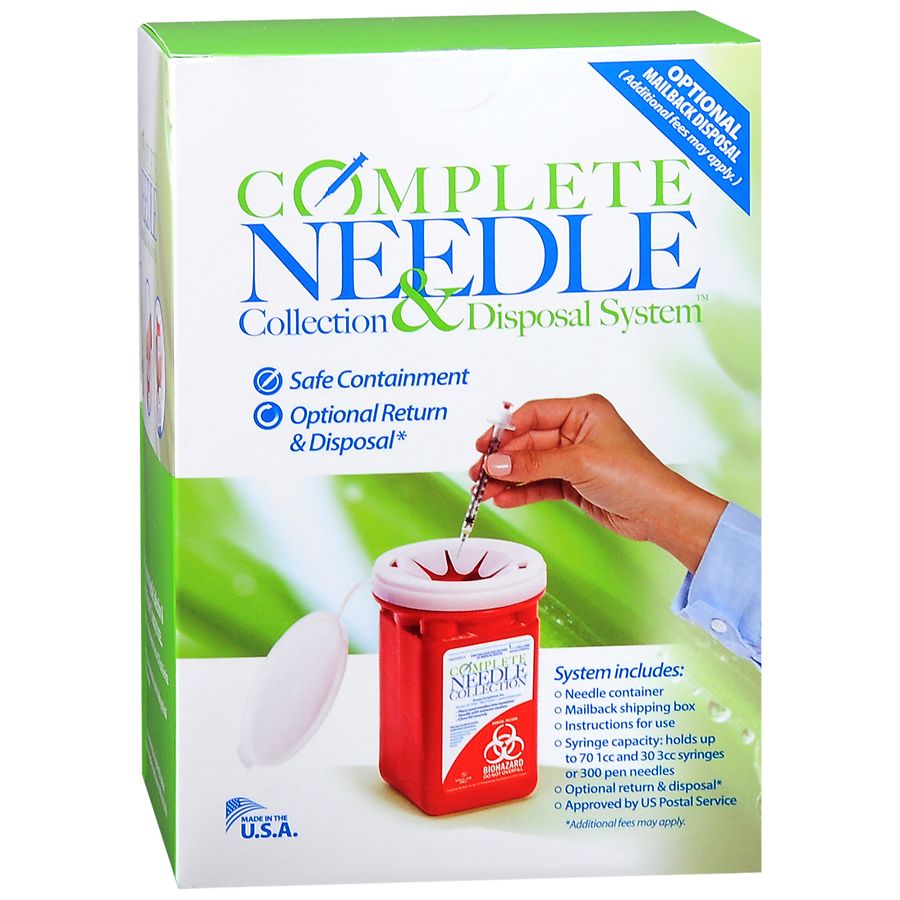 Complete Needle Collection Disposal System Walgreens