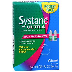 Systane Ultra Lubricant Eye Drops High Performance 2 Pack