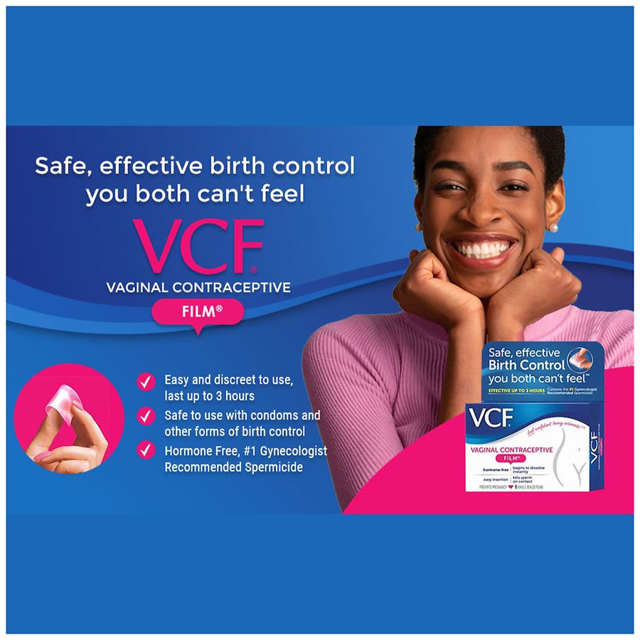 Vcf Dissolving Vaginal Contraceptive Films Walgreens