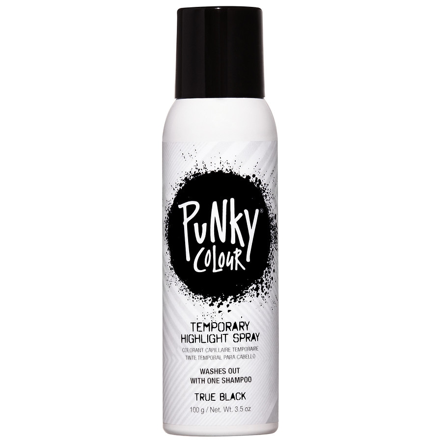 B Wild Temporary Hair Color Spray True Black Walgreens