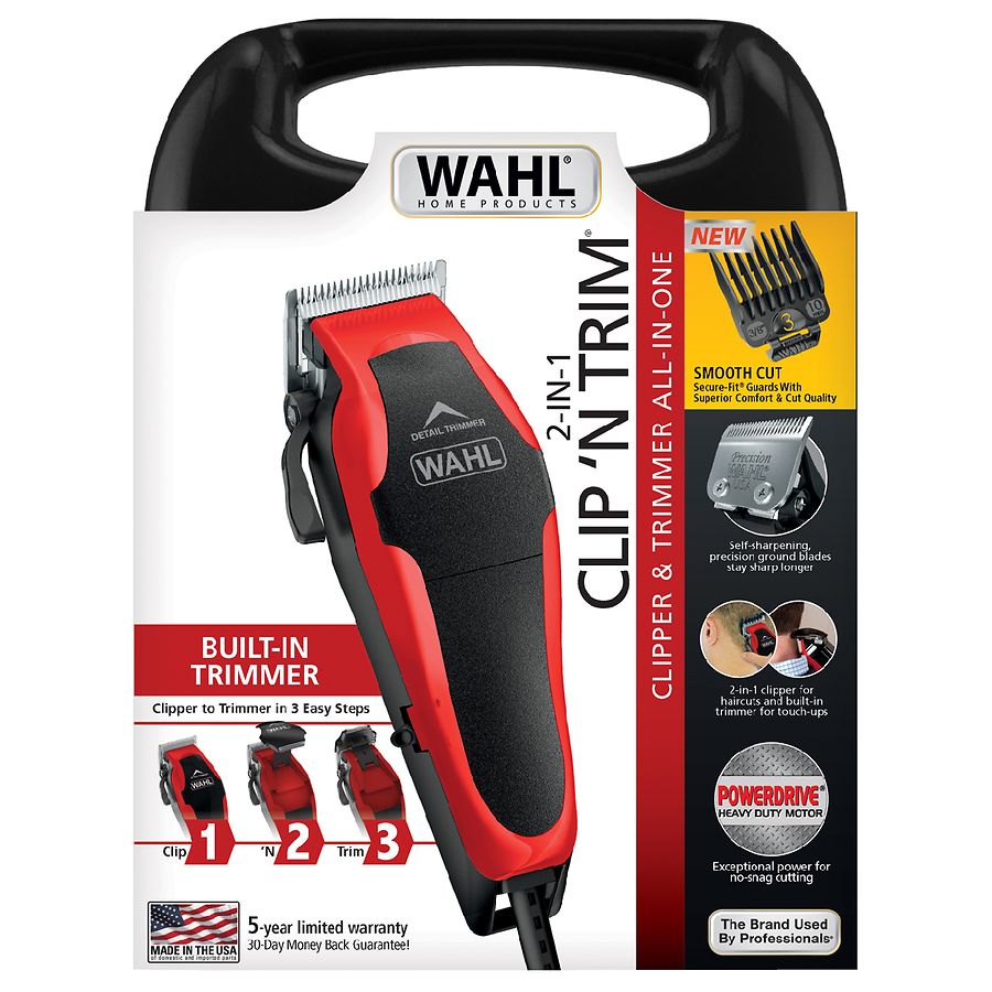 wahl clip and trim hair clipper