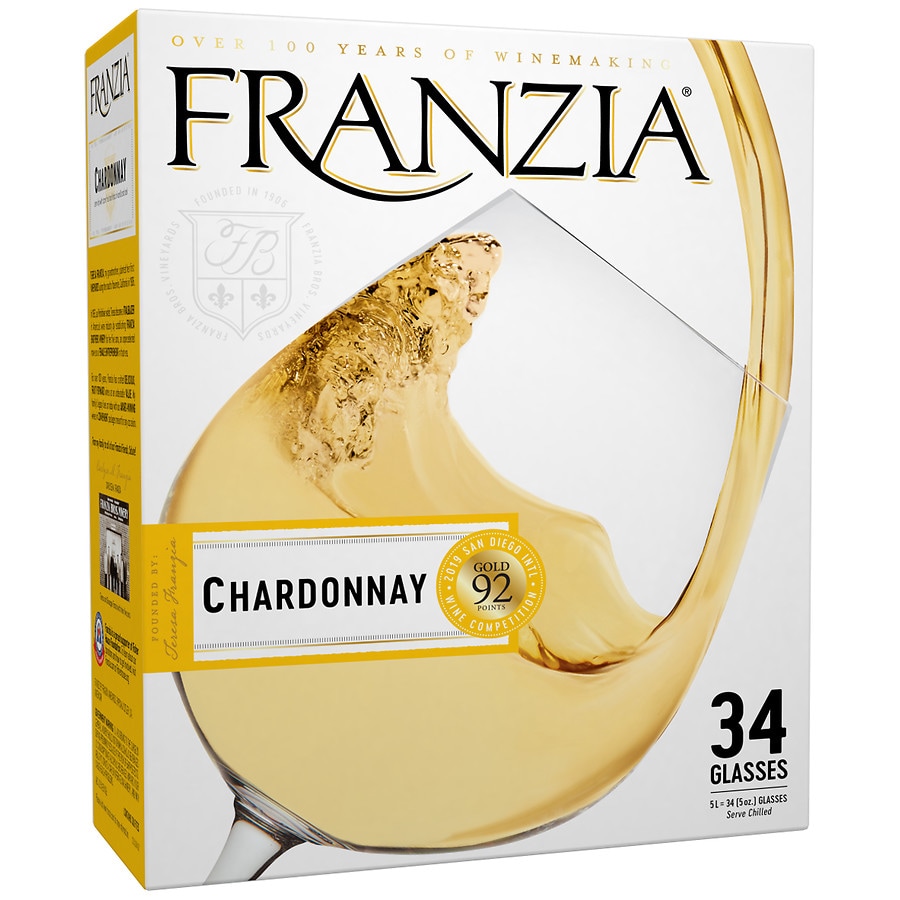 franzia boxed white wine