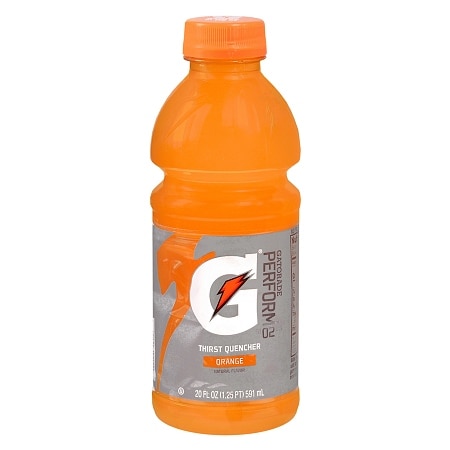 Gatorade Thirst Quencher Orange 20 Fluid Ounce Plastic Bottle ( 24 bottles pack )