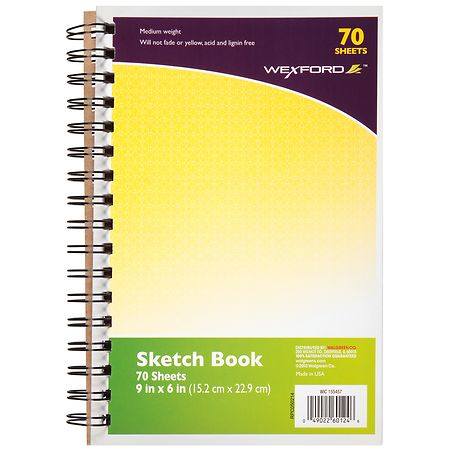 Wexford 9x6 Sketch Book 70 Sheets