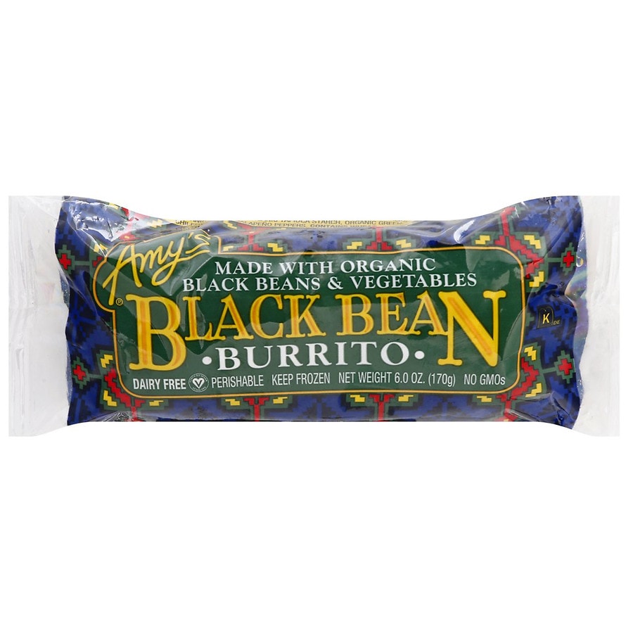 Amy's Burrito, Black Bean Black Bean & Vegetables