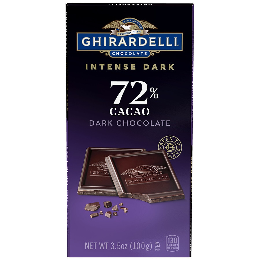 Ghirardelli Intense Dark Chocolate Bar 72 Cacao