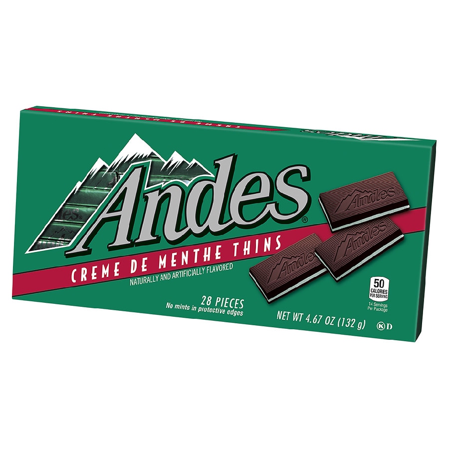 Andes Creme De Menthe Thins Mint | Walgreens