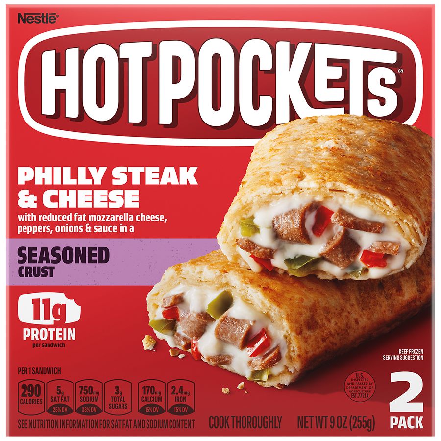  Hot Pockets Philly Steak and Cheese Philly Steak & Cheese 