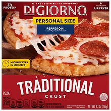 DiGiorno Traditional Crust Pizza, Personal Size, Pepperoni ...