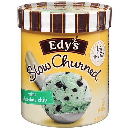 Edy's Slow Churned Light Ice Cream Mint Chocolate Chip