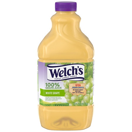 100% WHITE GRAPE JUICE