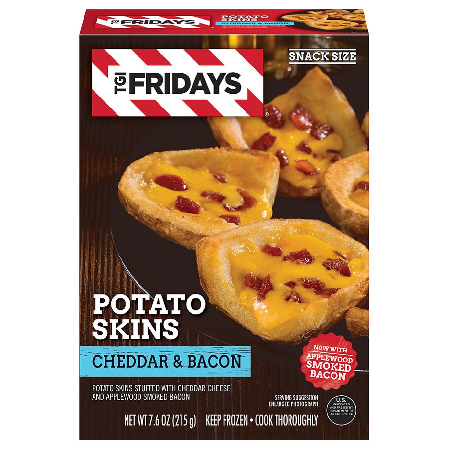 T G I Friday S Potato Skins Cheddar Bacon Walgreens