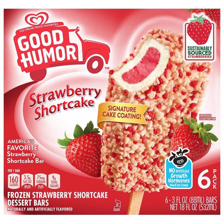 Good Humor Ice Cream Bars Strawberry Shortcake Walgreens