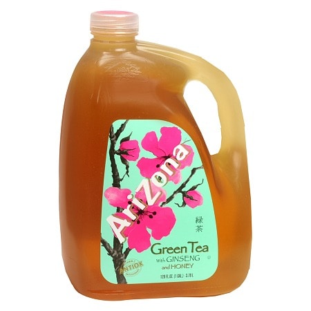 ARIZONA GREEN TEA MIX CAFFEINE