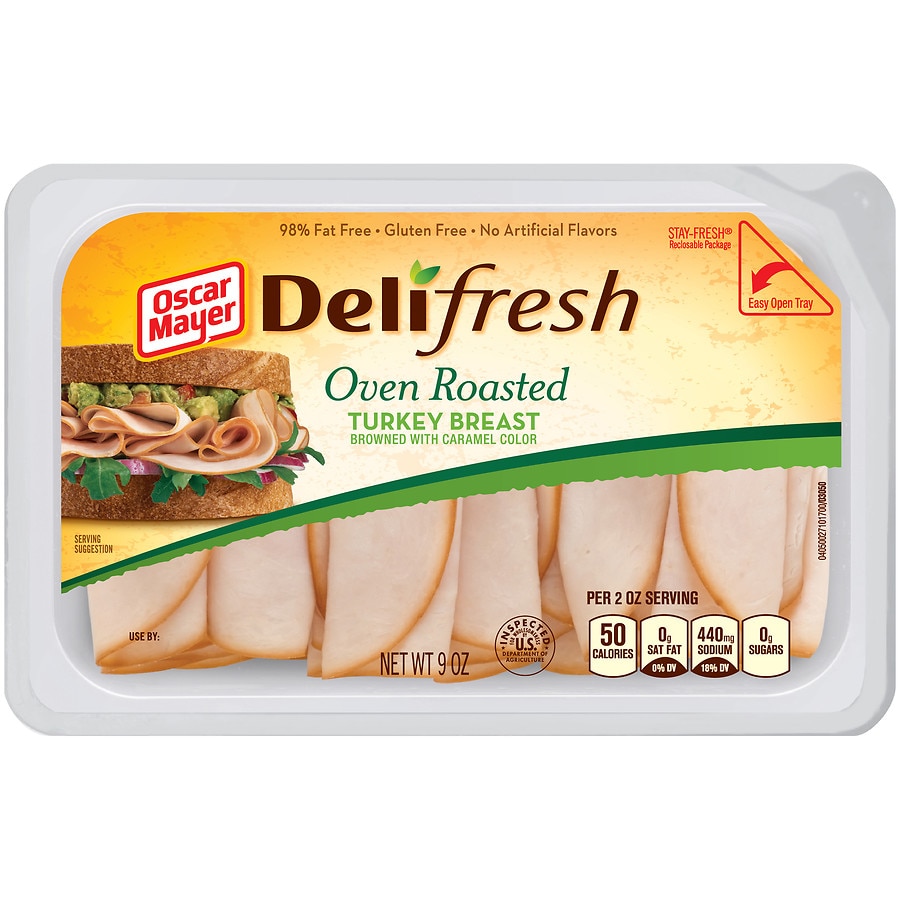  Oscar Mayer Deli Fresh Oven Roasted Turkey Breast 