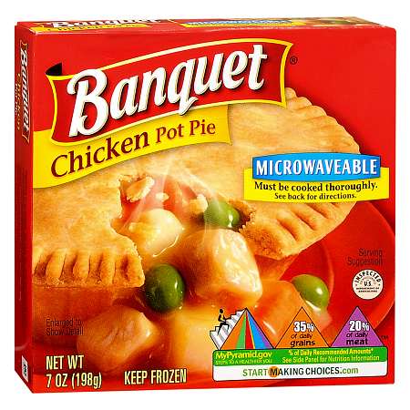 Banquet Chicken Pot Pie Frozen Entree