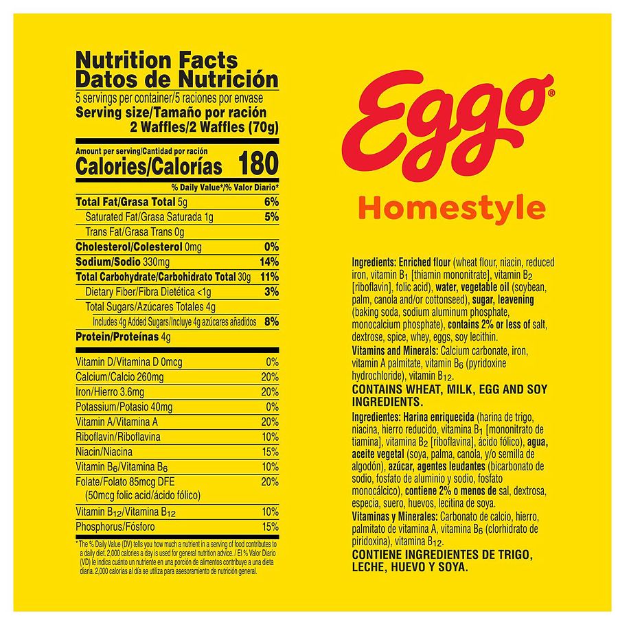 Eggo Eggo Frozen Waffles Walgreens
