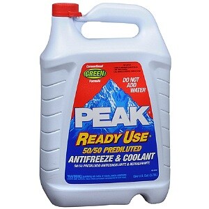 Peak Ready Use 50/50 Prediluted Antifreeze & Coolant Liquid