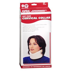 OTC Professional Orthopaedic Soft Foam Cervical Collar White N-U White