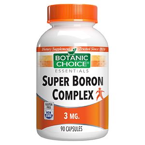 Botanic Choice Boron Complex 3 mg Dietary Supplement Capsules