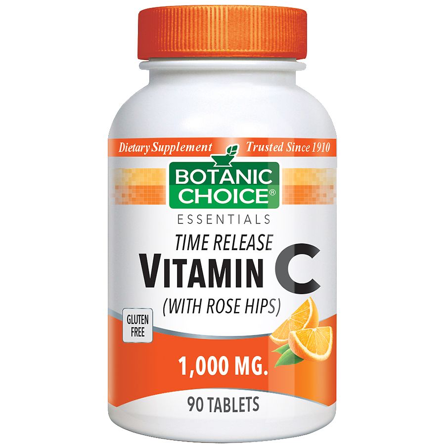 Botanic Choice Vitamin C With Rose Hips Dietary Supplement Tablets