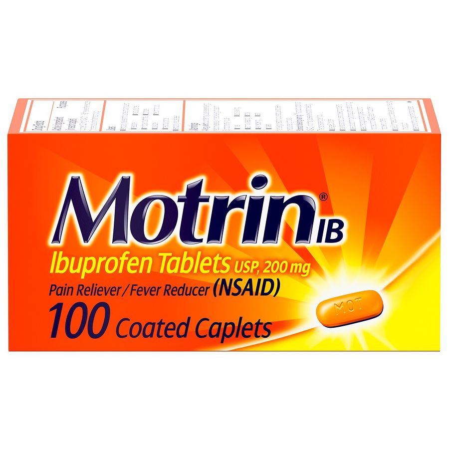 Motrin IB Ibuprofen Pain Reliever/Fever Reducer Caplets | Walgreens