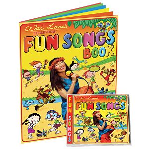 Wai Lana Little Yogis Fun Songs CD & Lyrics Book