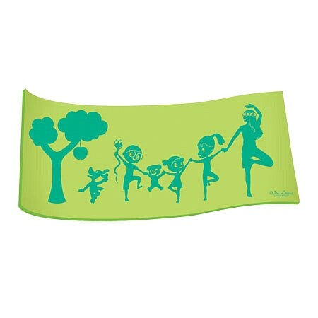 Wai Lana Green Little Yogis Eco Mat