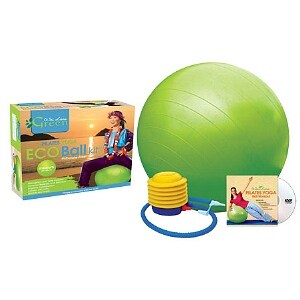 Wai Lana Pilates Yoga Eco Ball Kit with DVD Medium