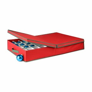 Honey Can Do Ornament Adjustable Storage Container