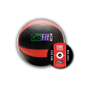 GoFit Ultimate 8lb Rubber Medicine Ball