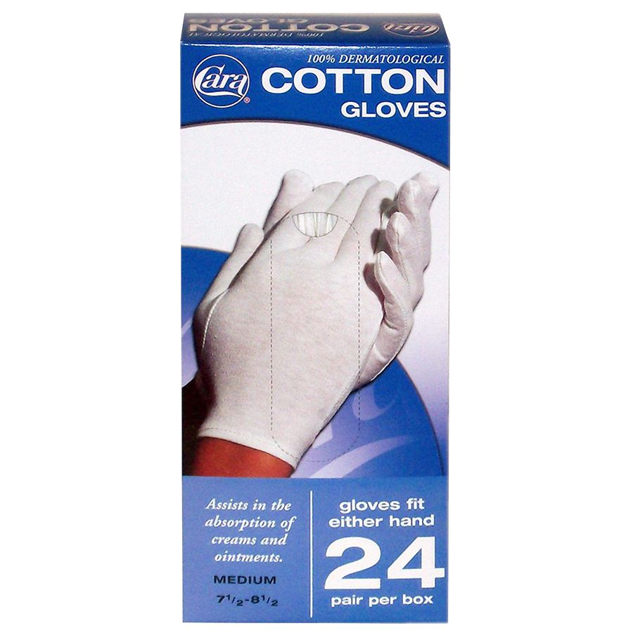 Cara Cotton Glove Dispenser Box Medium | Walgreens