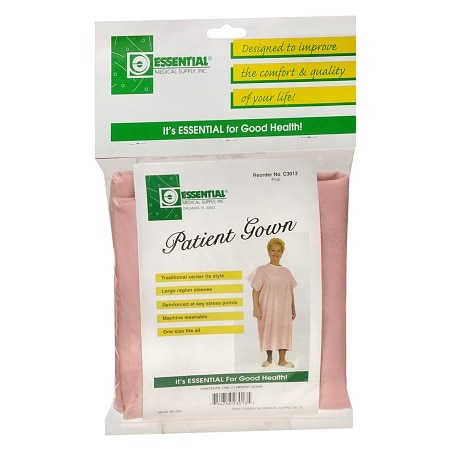 Essential Medical Patient Gown Pink