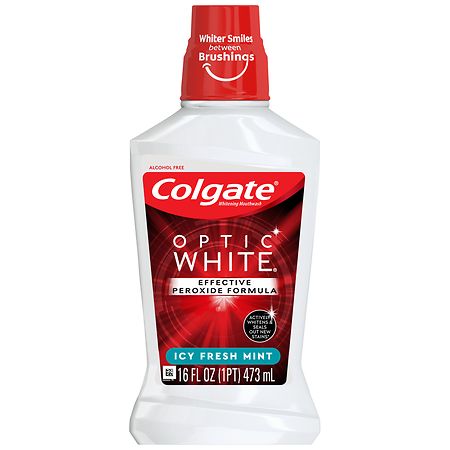 Colgate whitening rinse