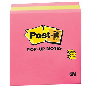 Post-it Pop-Up Notes 3 in x 3 in 3 Pack
