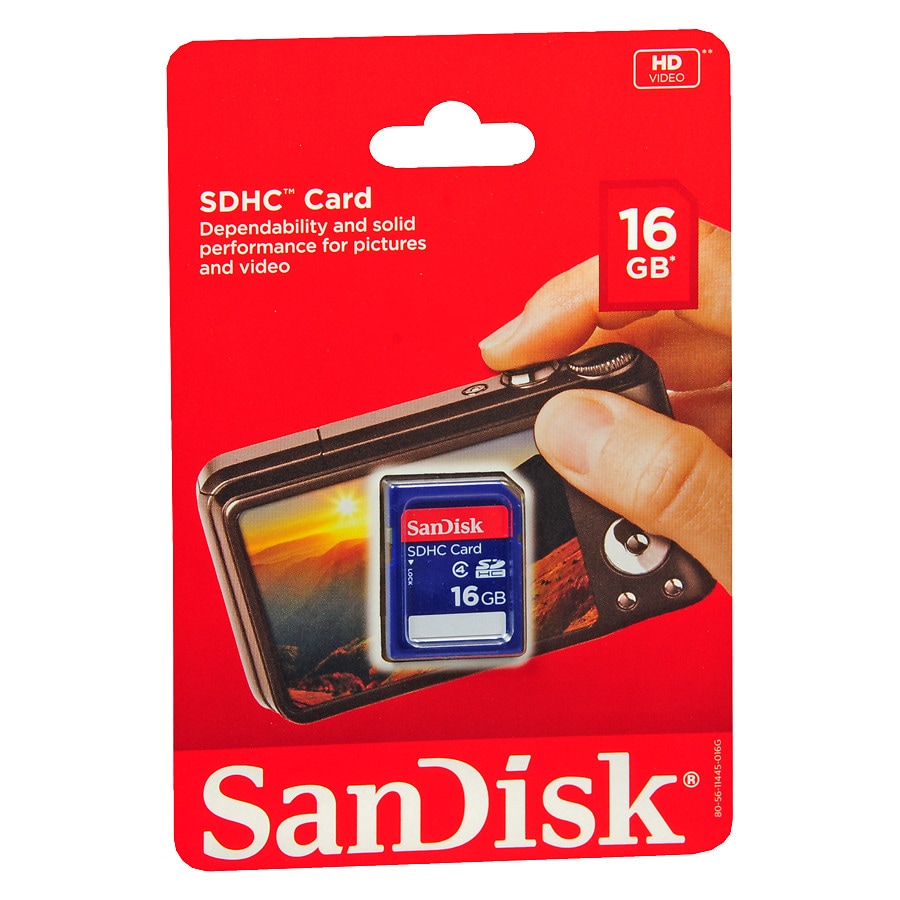 SanDisk SDHC Card 16GB | Walgreens